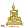 พระพุทธรูป เนื้อทองเหลือง ทำสีพรีเมี่ยมโกลด์ หน้าตัก 50 นิ้ว ปางชนะมาร